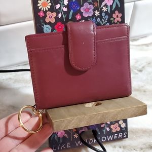 Buxton Burgundy Bifold Cowhide Wallet ⚜️💜⚜️